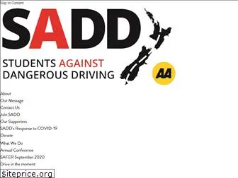 sadd.org.nz