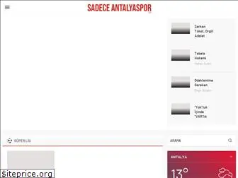 sadeceantalyaspor.com