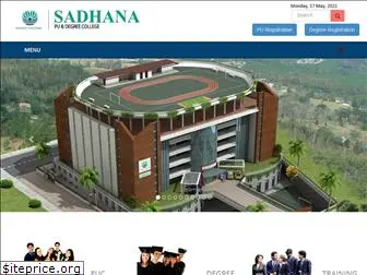 sadhanacollege.com