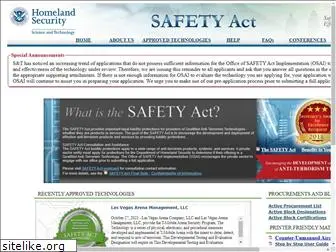 safetyact.gov