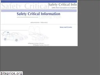 safetycritical.info