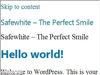 safewhite.com