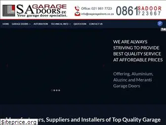 sagaragedoors.co.za