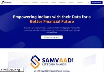 sahamati.org.in