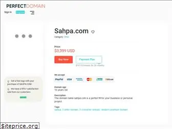 sahpa.com