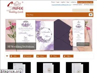 saifeeweddingcards.com