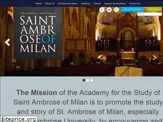 saintambroseofmilan.com