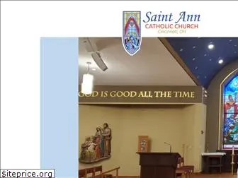 saintannparish.org