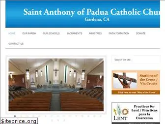 saintanthonygardena.org