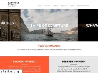 saintfieldbaptist.org.uk