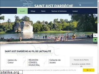 saintjustdardeche.fr