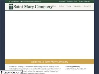 saintmarycemetery.org