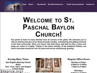 saintpaschal.org