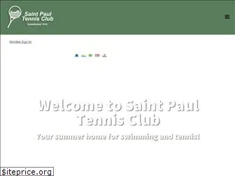 saintpaultennisclub.com