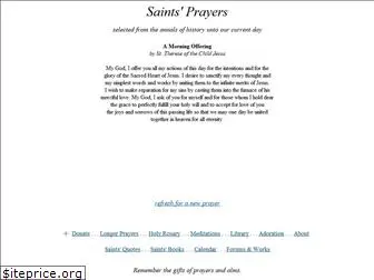 saintsprayers.net