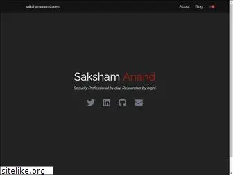 sakshamanand.com