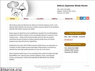 sakurasteakhousecameron.com