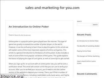 sales-and-marketing-for-you.com