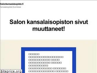 salonkansalaisopisto.fi