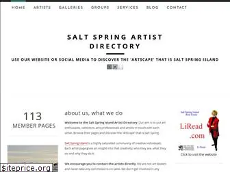 saltspringartistdirectory.com