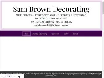 sambrowndecorating.co.uk