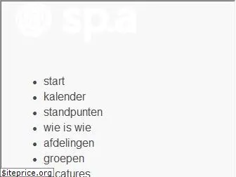 samenvlaanderen.be - sp.a brandend actueel