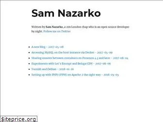 samnazarko.co.uk