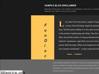 sampleblogdisclaimer.blogspot.com