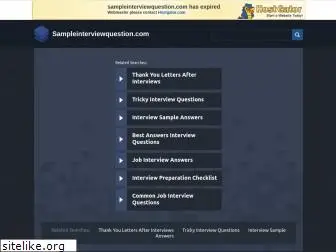 sampleinterviewquestion.com