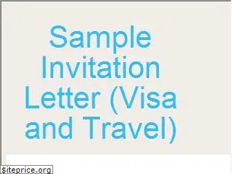 sampleinvitationletter.info