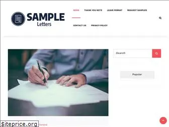 sampleletter.online