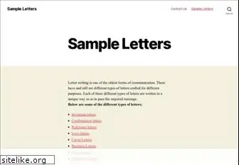 sampleletters.org