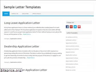 samplelettertemplates.com