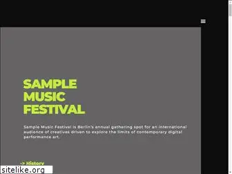 samplemusicfestival.com