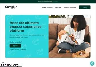 www.sampler.io