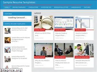 sampleresumetemplates.net