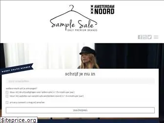 samplesaleamsterdamnoord.nl