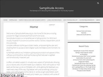 samplitudeaccess.org.uk