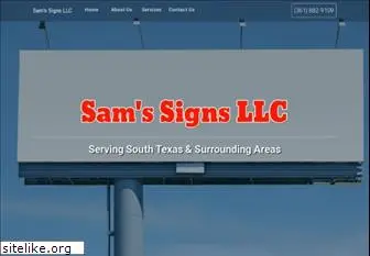 samssignsllc.com