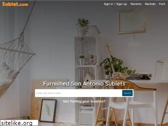 sanantonio.sublet.com