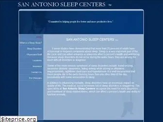 sanantoniosleepcenters.com