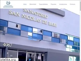 sanatoriosannicolasdebari.com