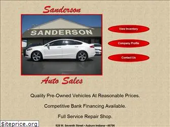 sandersonauto.com