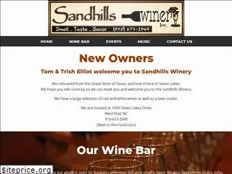sandhillswinery.com