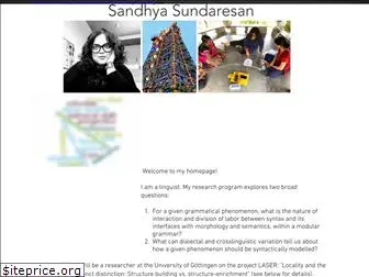 sandhyasundaresan.com