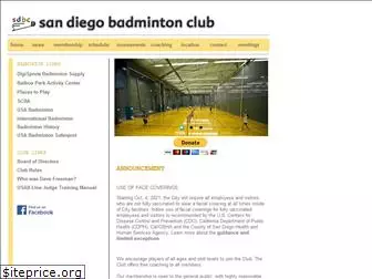 sandiegobadminton.org