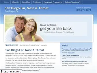 sandiegoearnosethroat.com