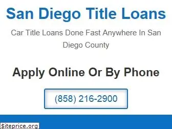 sandiegotitleloans.com