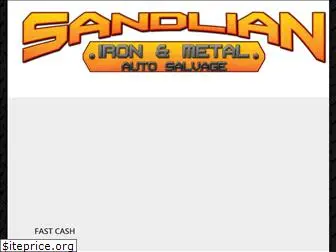 sandlianautosalvage.com