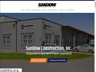 sandowconstruction.com